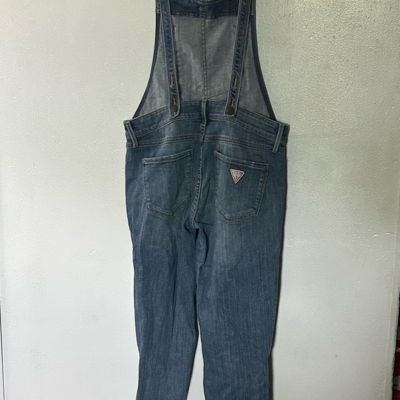 Used Guess Distressed Overalls Size 25 - Picture 2 of 6